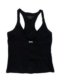 White Fox Active - Black Tank Top