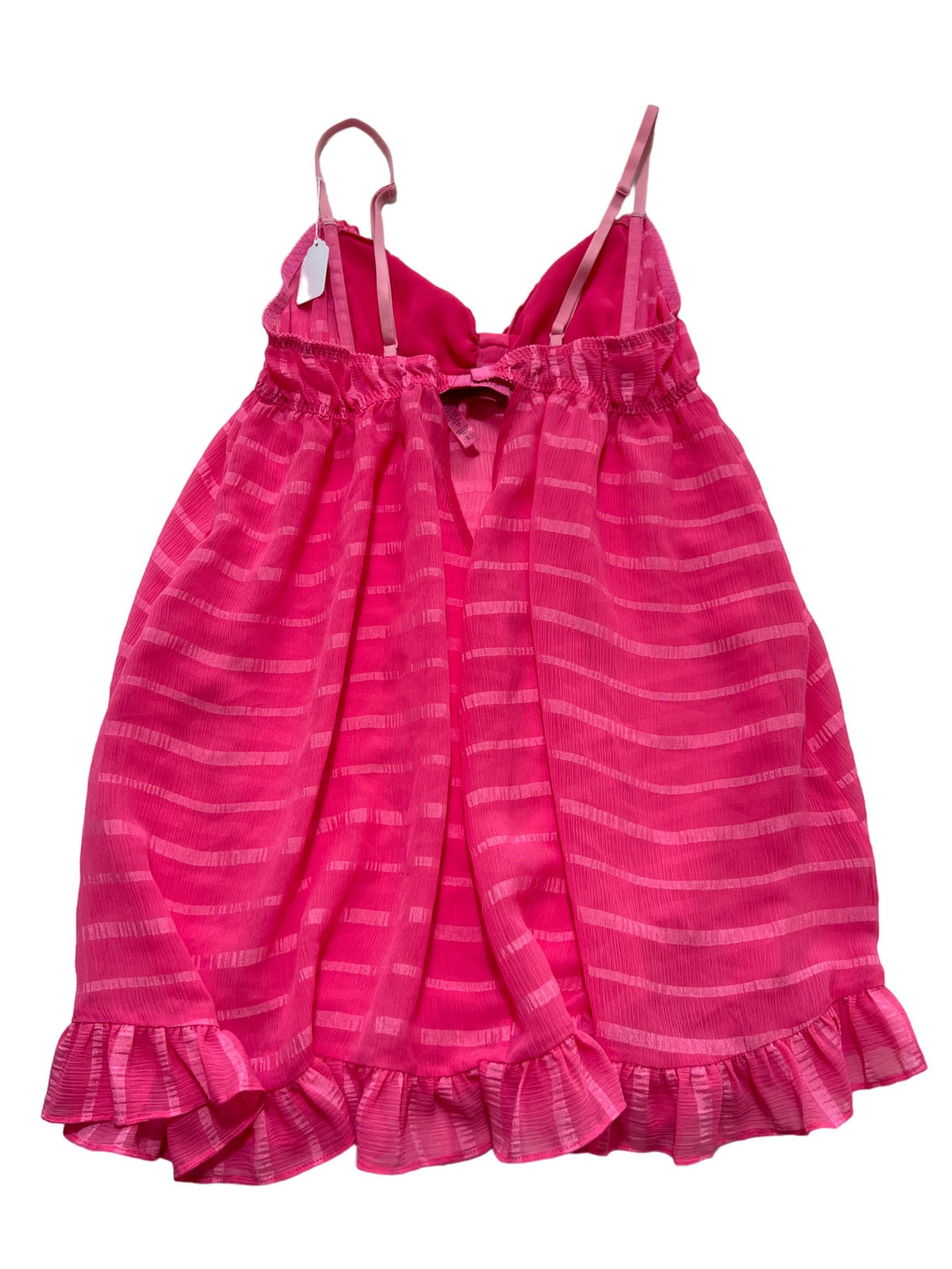 Betsey Johnson - Pink Striped Lingerie Dress