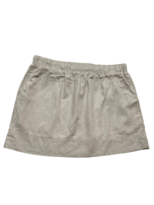 White Fox - Tan Linen Skirt