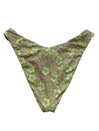 Dippin' Daisys - Green Floral Bikini Bottom