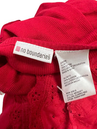 No Boundaries - Red Tank Top