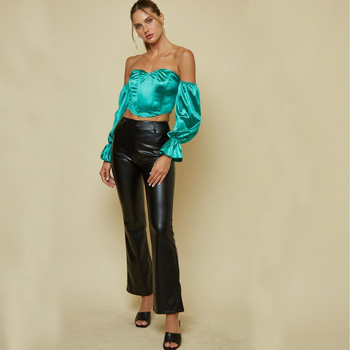 Rita Pleather Pants - FINAL SALE