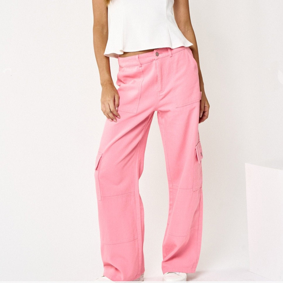 Desire Pink Cargo Pants - FINAL SALE