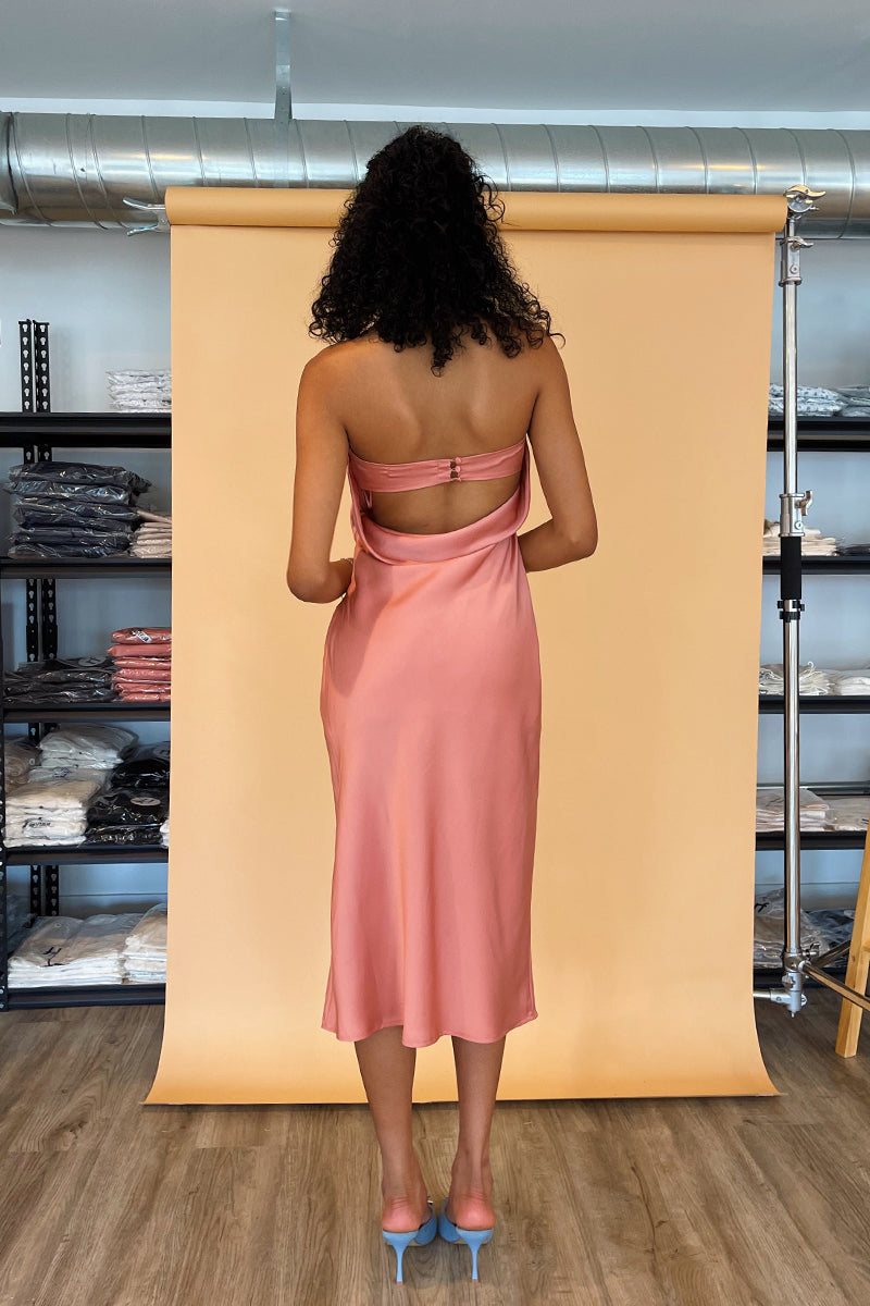 Making Me Blush Midi Dress - FINAL SALE