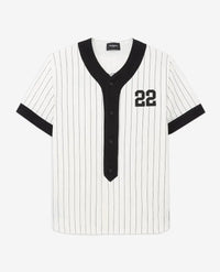 The Kooples- White Baseball Style Top - Size M (Gently Used)