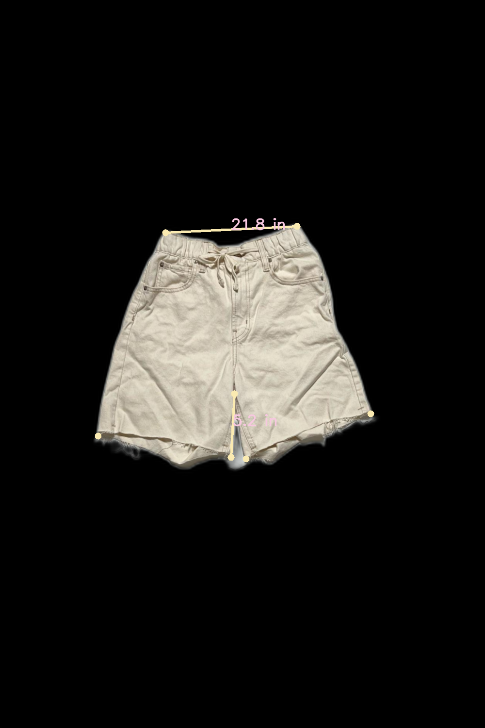 BDG - Beige Baggy Pull On Shorts
