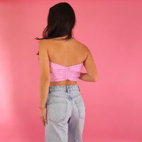 Waiting on You Pink Eyelet Top FINAL SALE