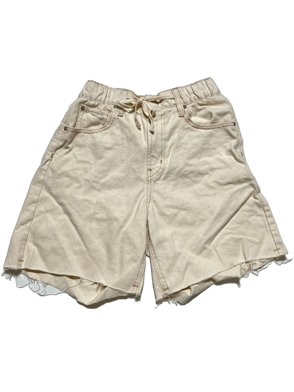 BDG - Beige Baggy Pull On Shorts