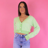 Aria Lime Sweater FINAL SALE