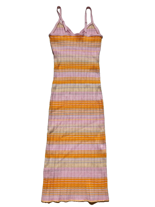 Wilfred Free - Pink and Orange Striped Dress