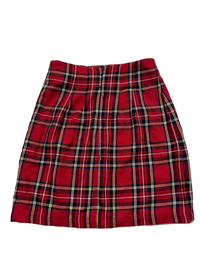 Brandy Melville - Red Plaid Mini Skirt