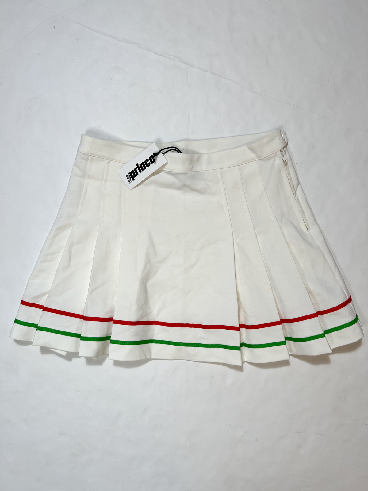 Prince- White Pleated Skirt New With Tags!