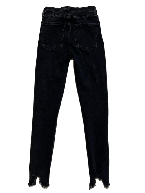 Agolde - Black Ripped Ankle Length Jeans
