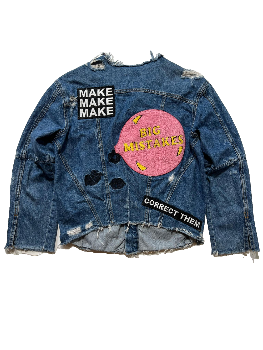 Zara frayed hotsell jacket