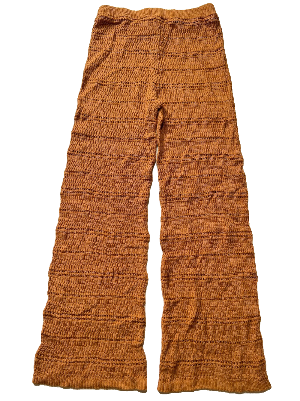 L Space Orange Knit Pants  - NEW WITH TAGS