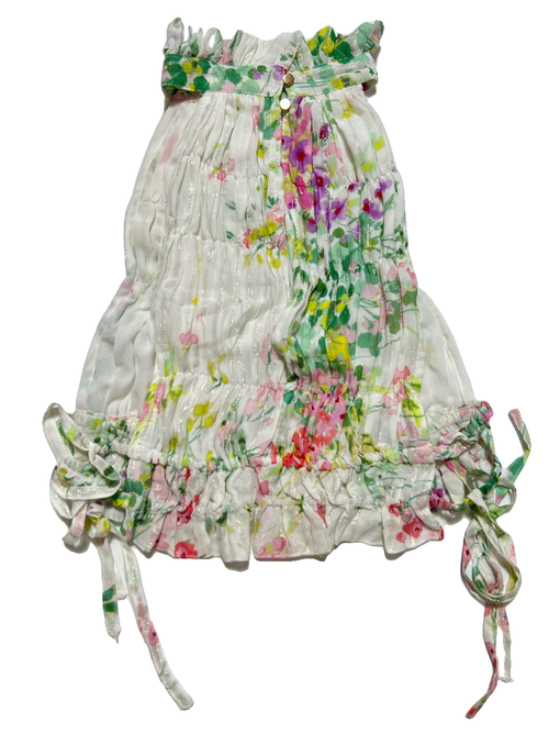 SABINA MUSÁYEV - White Floral Tube Top