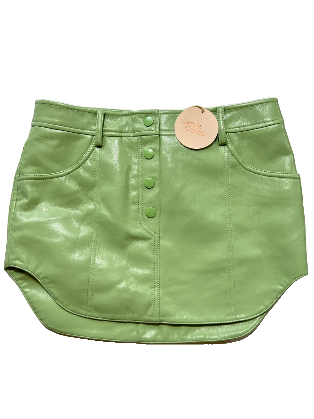 Camila Coelho - Green Mini Skirt - NEW WITH TAGS