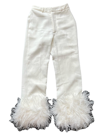House of Cb - White Feather Trousers