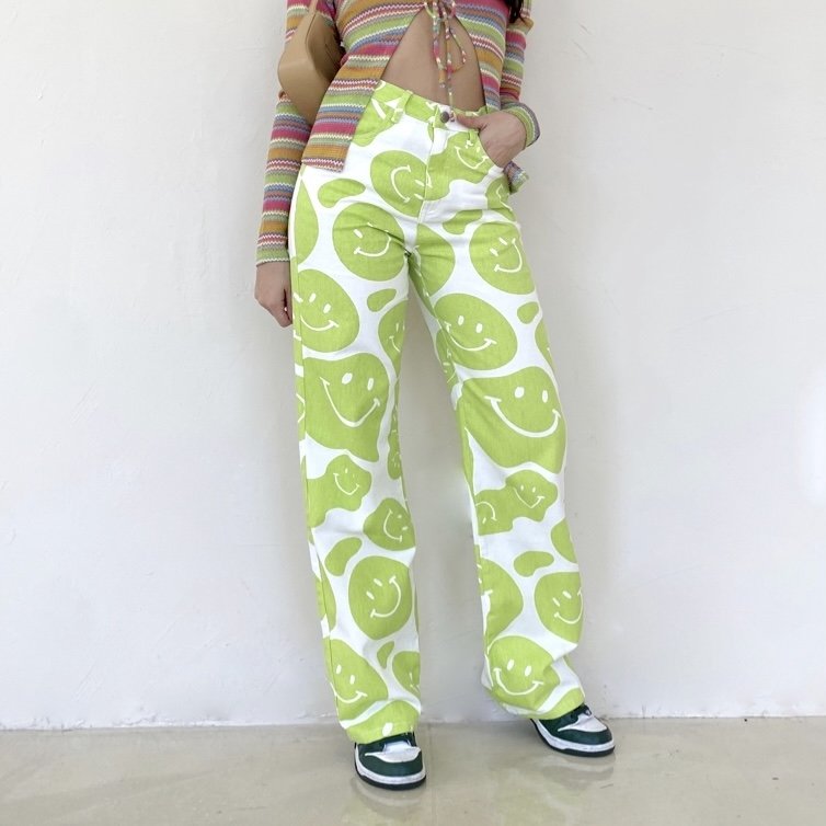 Jessie Green Wavy Smile Pants FINAL SALE