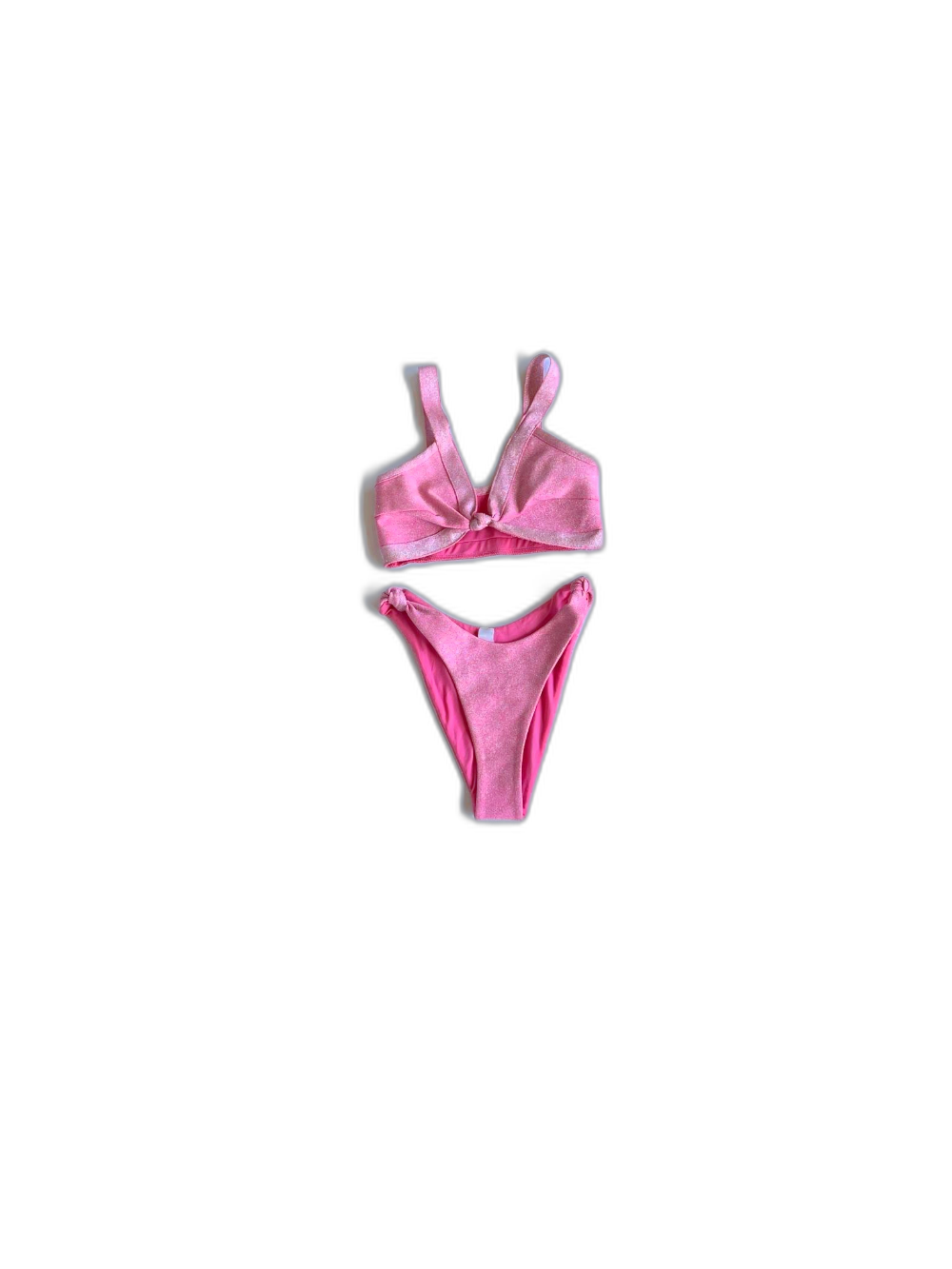 Asos - Pink Sparkly Bikini