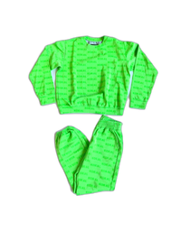 Koral - Neon Green Sweat Set