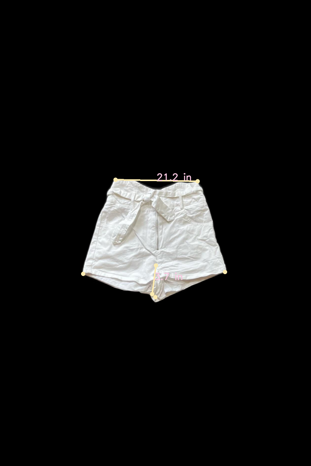 Lovers + Friends - White Paperbag Shorts