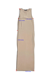 Nasty Gal - Beige Midi Dress - NEW WITH TAGS