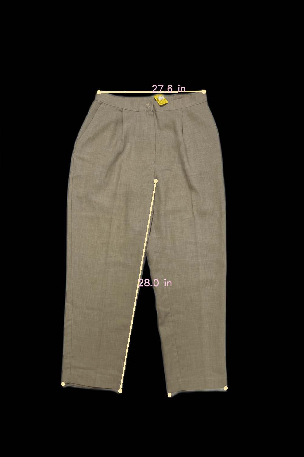 Vintage - Beige Tweed Pants