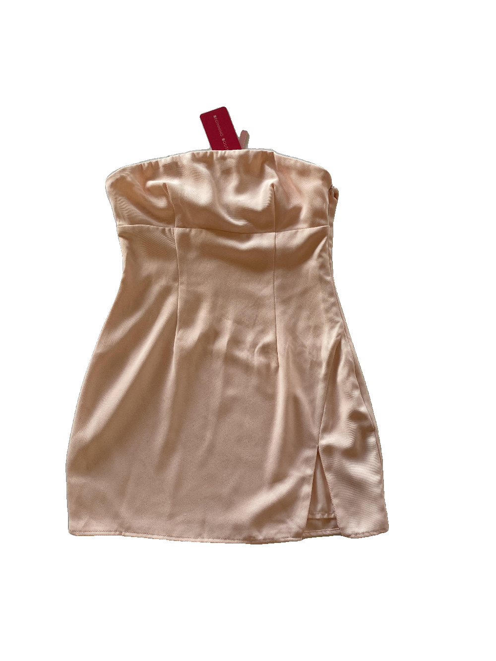 Beginning Boutique - Pink "Lauren" Strapless Mini Dress - NEW WITH TAGS