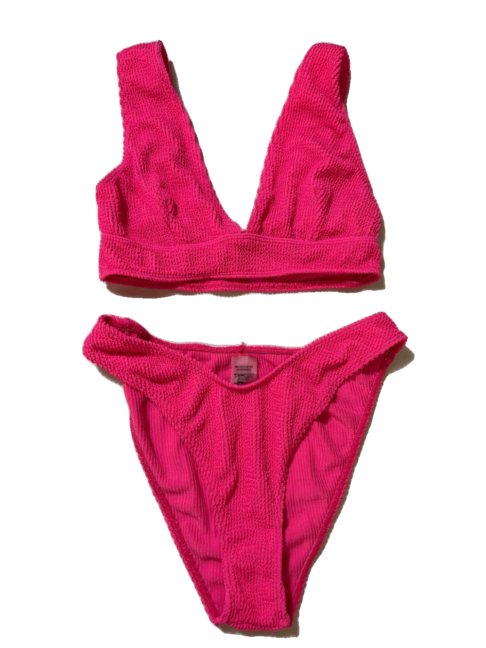Lulus- Pink V Neck Bikini