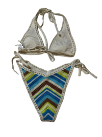 Aerie- Multicolor Crochet Bikini