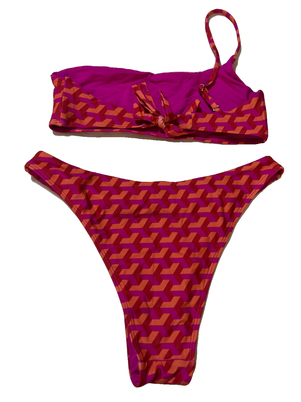 Monday Swiwmear- Pink & Orange Bikini