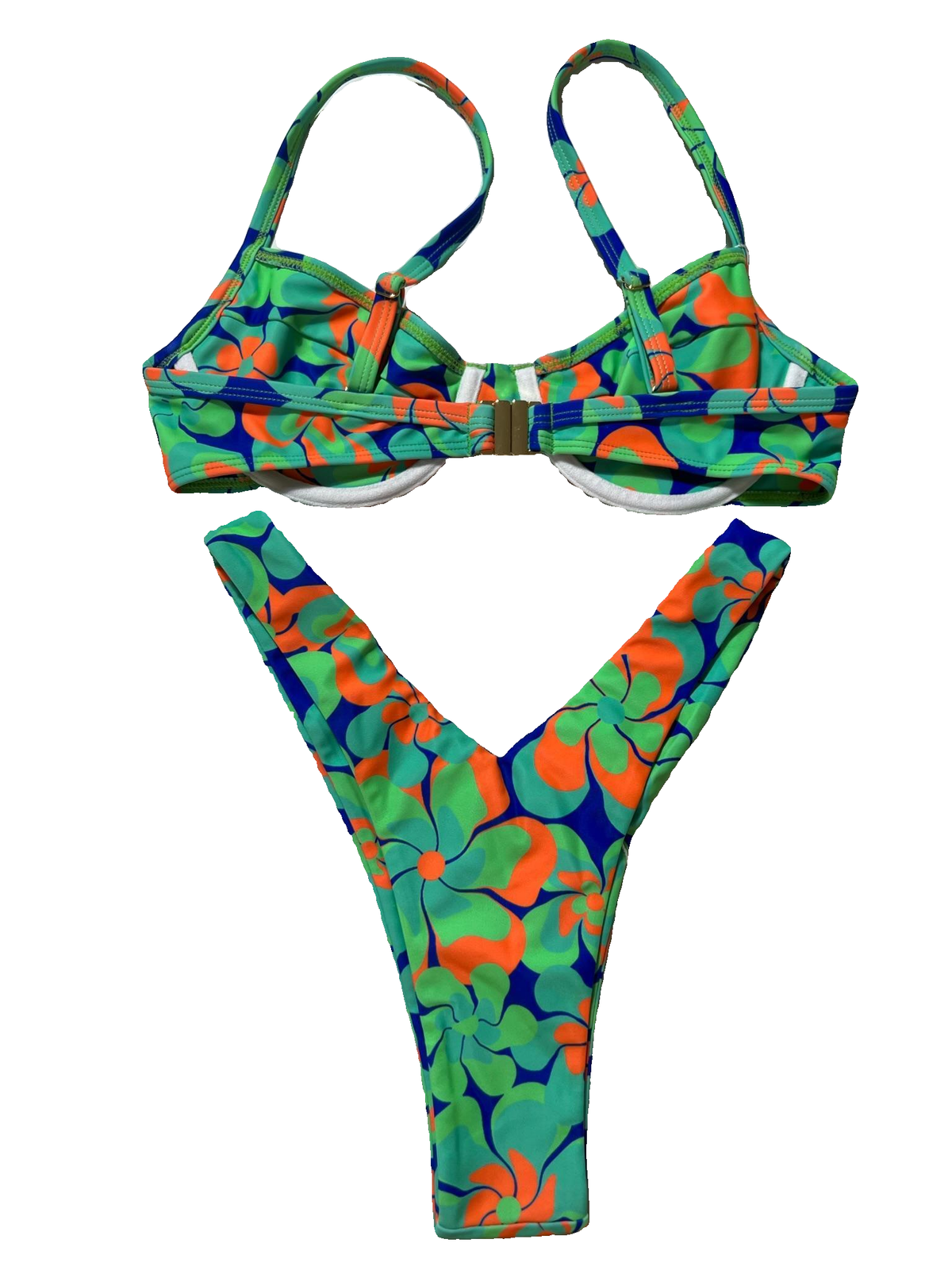 Kulani Kinis- Green Multicolor Bikini