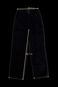 ASOS - Black Denim Cargo Pants
