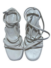 Zara - White Platform Heels