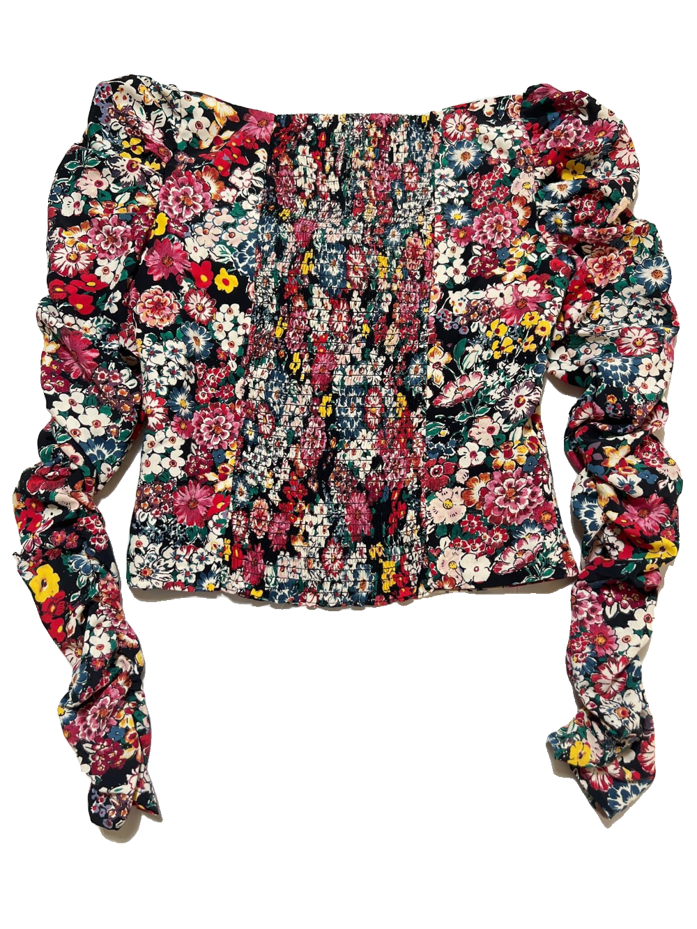 Wayf- Floral Print Long Sleeve Top NEW WITH TAGS