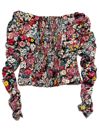 Wayf- Floral Print Long Sleeve Top NEW WITH TAGS