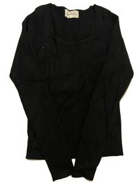Heartloom- Black Long Sleeve Top