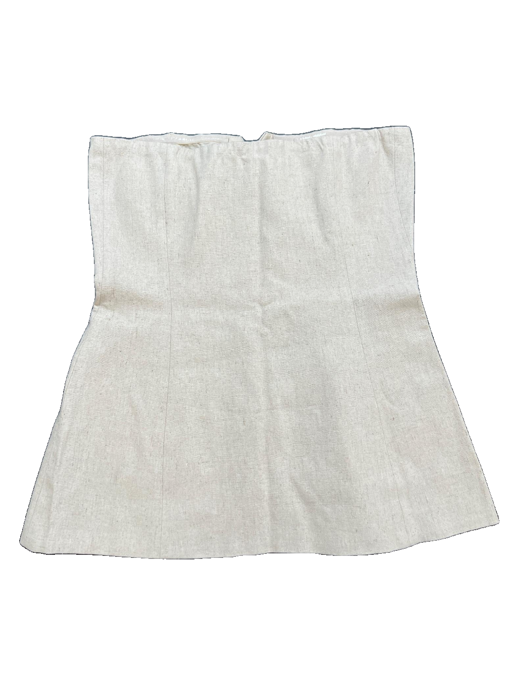 Meshki- Tan "Innis" Linen Crop Top NEW WITH TAGS