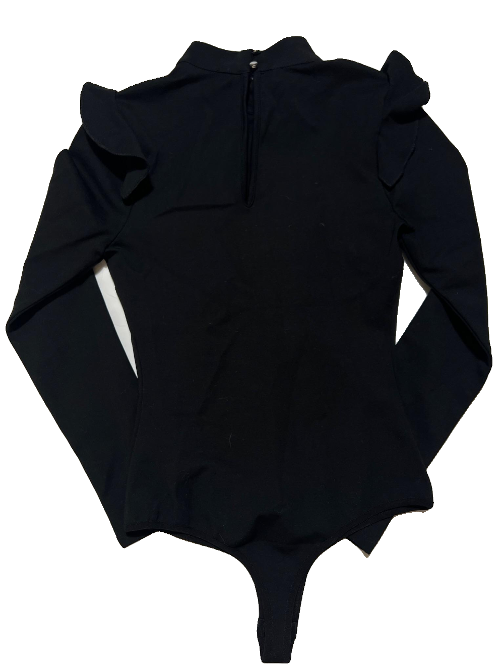 Bebe- Black Long Sleeve Bodysuit - NEW WITH TAGS