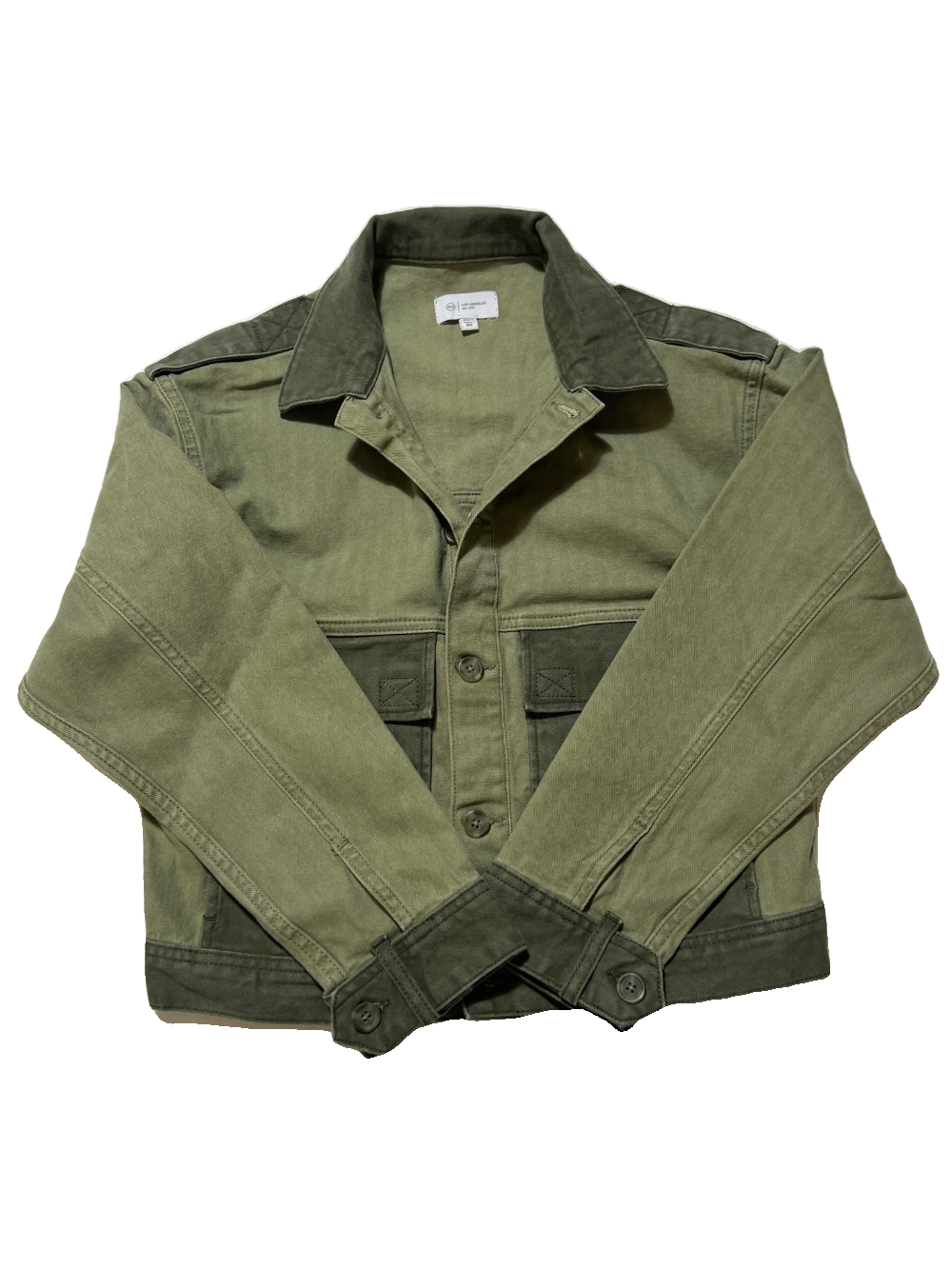 AG- Green Denim Jacket