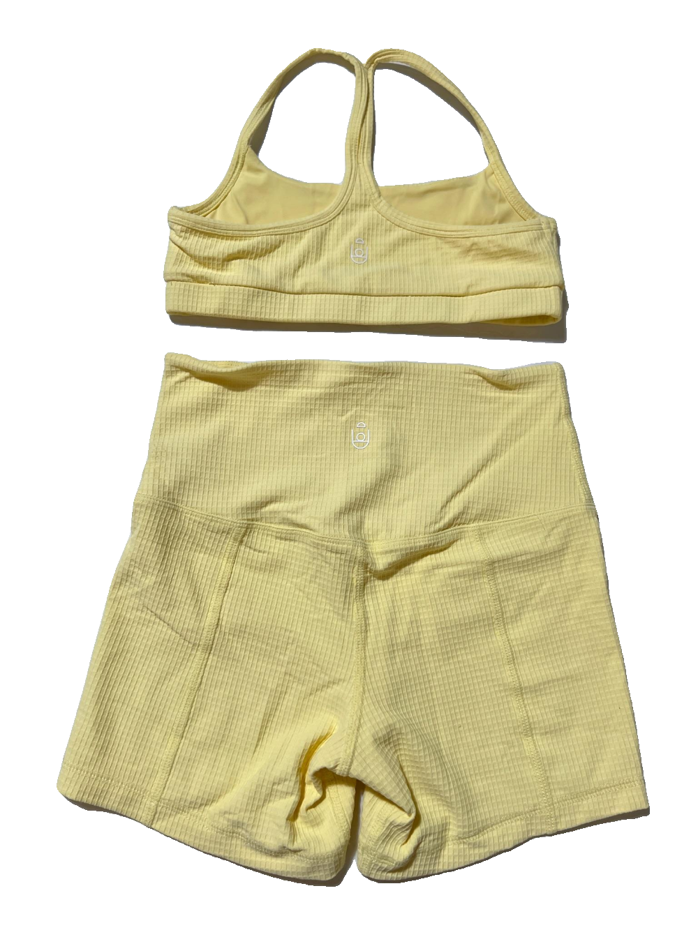 Stone Fox Active - Yellow Biker Short Set