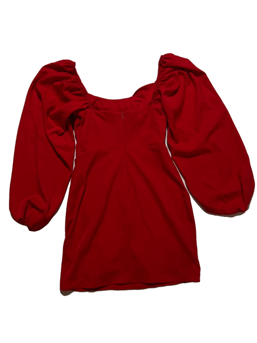 Princess Polly- Red Long Sleeve Mini Dress