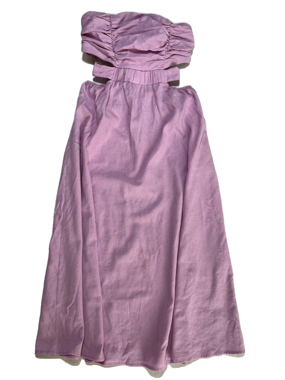 Shareen Collections- Purple Strapless Dress