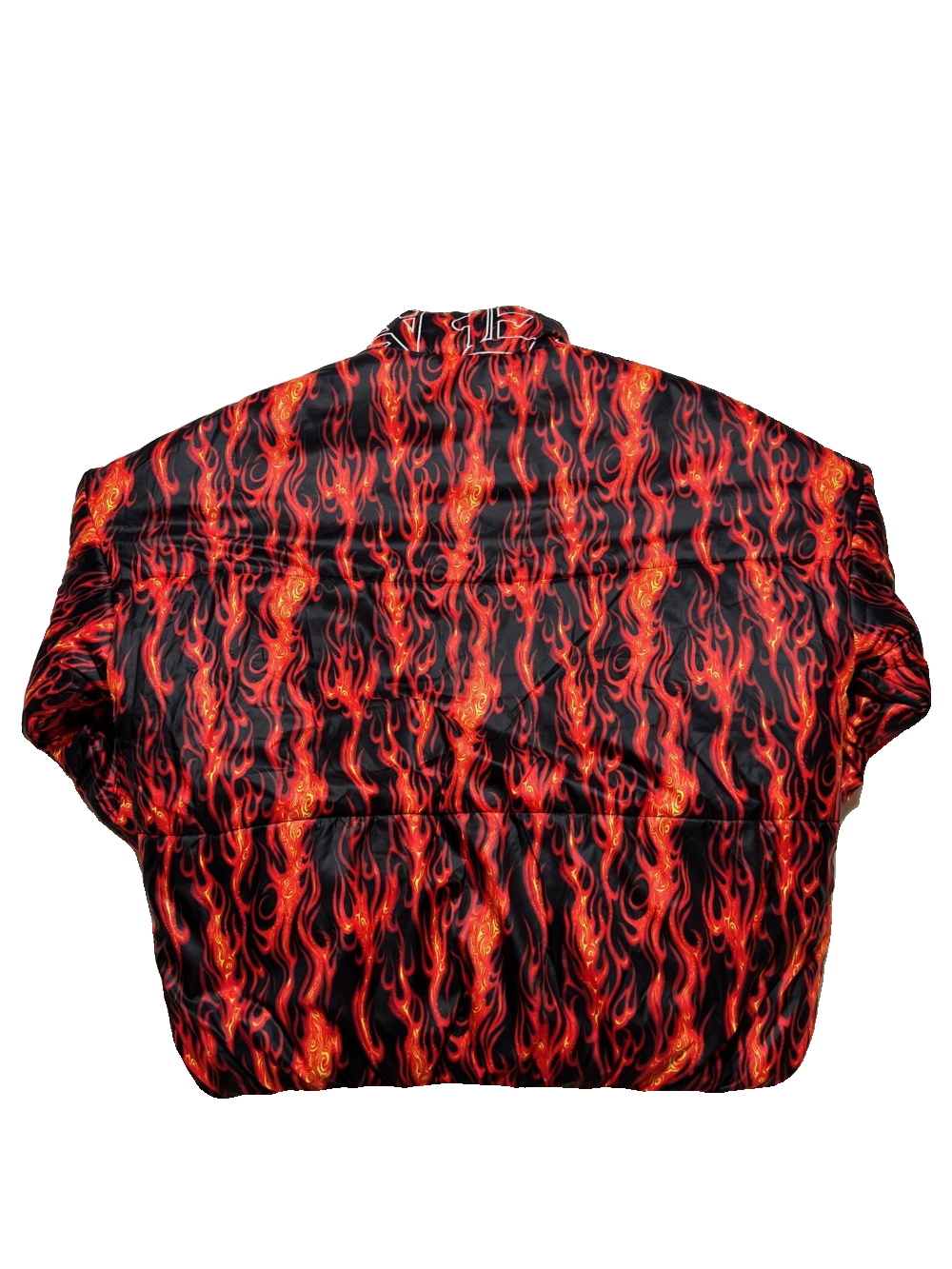 One15- Red "Flame" Puffer Jacket