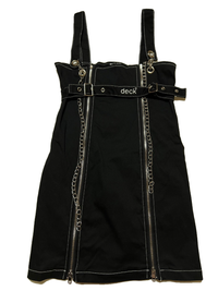 Deck- Black Chain Mini Dress
