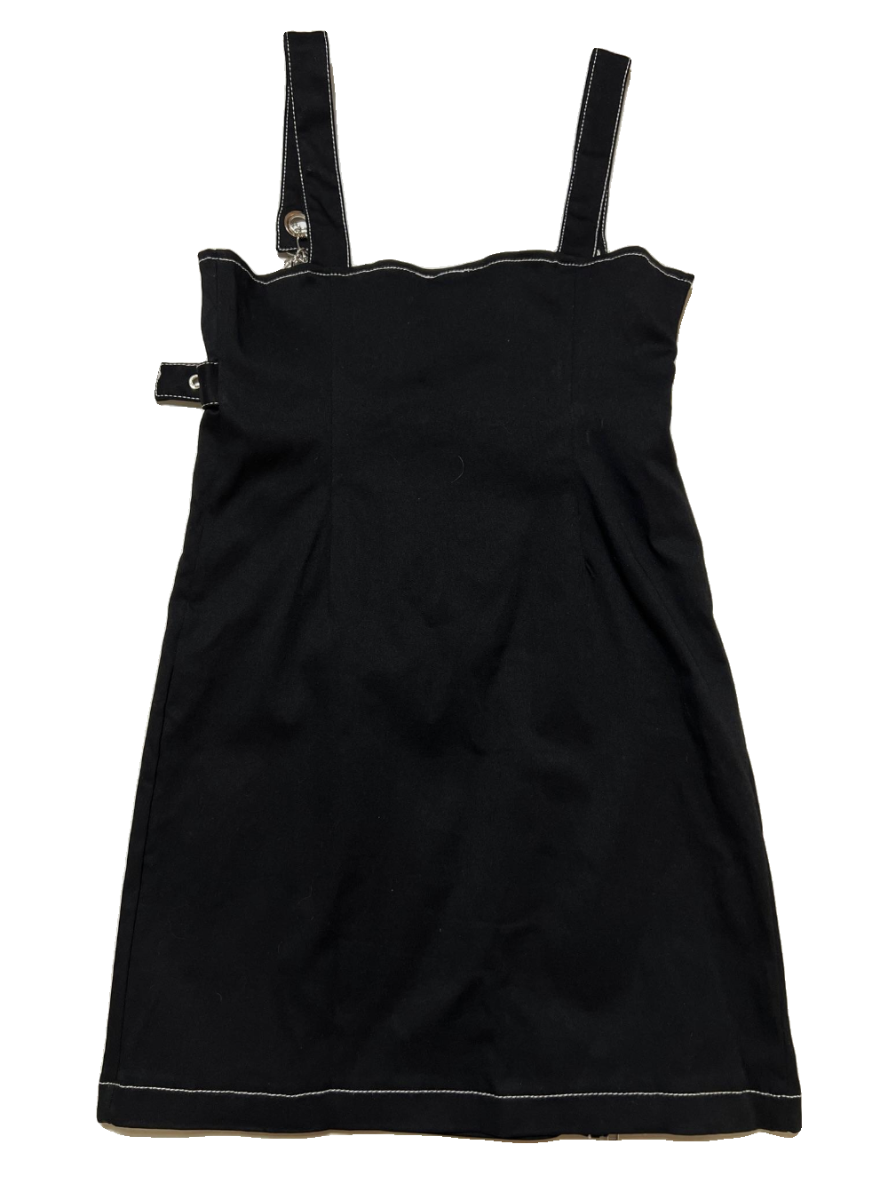 Deck- Black Chain Mini Dress