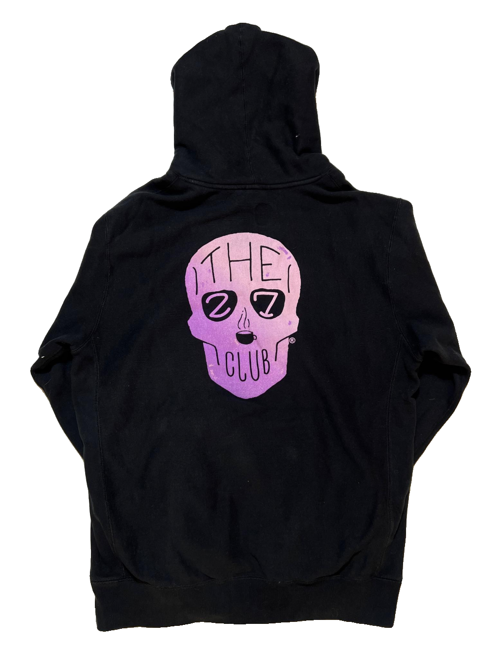 27 Club- Black Graphic Hoodie