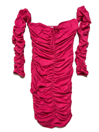 More to Come- Pink Long Sleeve Body Con Dress NEW WITH TAGS