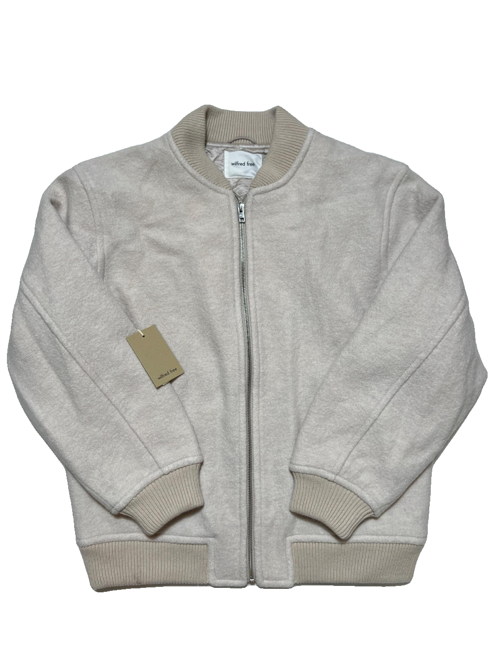 Wilfred Free- Beige "Stable" Zip Up Jacket NEW WITH TAGS!